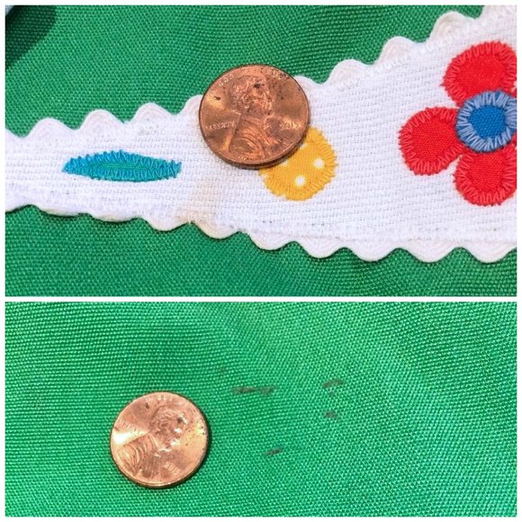 VTG 70's Saks Fifth Ave Kelly Green Girls School Church Party Dress Size 18M/2T - Picture 7 of 9